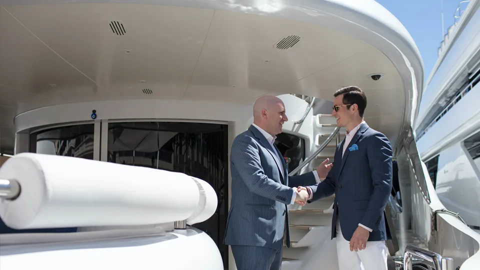meeting on a yacht